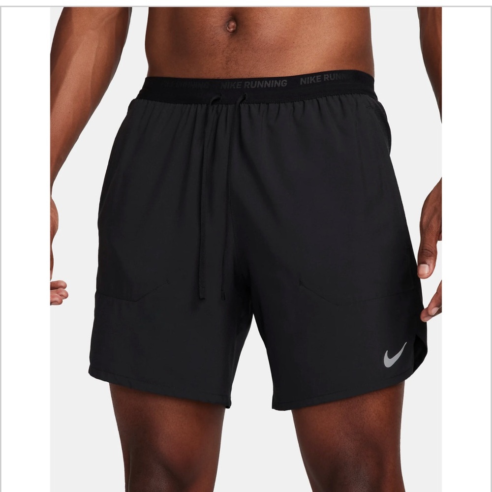 NIKE Challenger Men's Dri-FIT 5" Brief-Lined Running Shorts Size Small Black